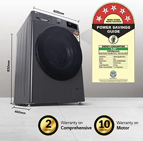 LG FHP1209Z5M 9 kg, Fully-Automatic, Front-Loading Washing Machine