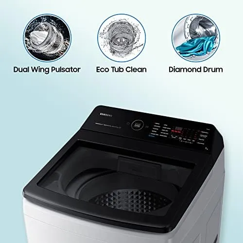Samsung WA70BG4582BYTL 7 kg, Fully-Automatic, Top-Loading Washing Machine