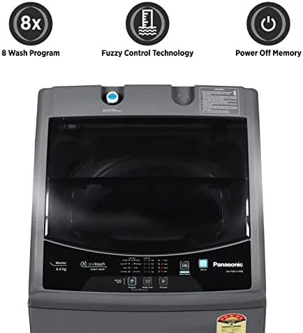 Panasonic NA-F60LF1HRB 6 kg, Fully-Automatic, Top-Loading Washing Machine