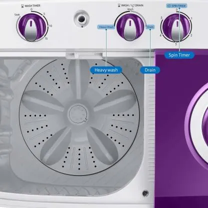Samsung WT60R2000LL/TL 6 kg, Semi-Automatic, Top-Loading Washing Machine