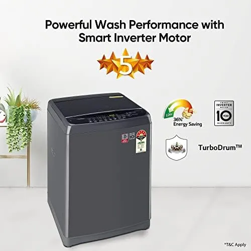 LG T10SJMB1Z 10 kg, Fully-Automatic, Top-Loading Washing Machine