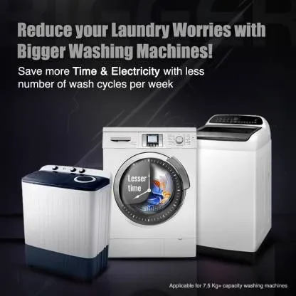 Realme techlife RMFA80B5G 8 kg, Fully-Automatic, Top-Loading Washing Machine