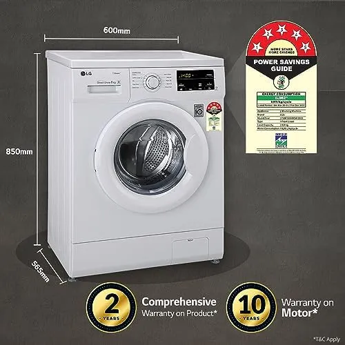 LG FHM1408BDW 8 kg, Fully-Automatic, Front-Loading Washing Machine