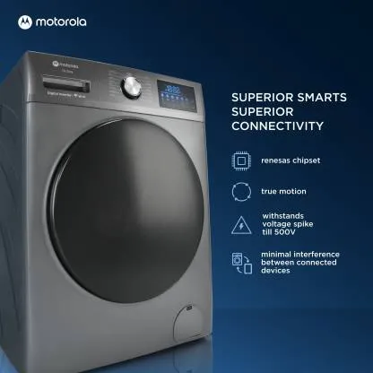 Motorola 105FLIWBM5DG 10.5 kg, Fully-Automatic, Front-Loading Washing Machine