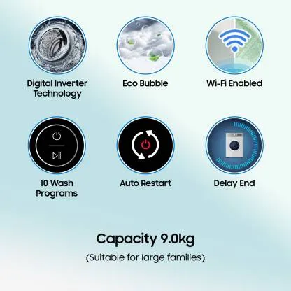 Samsung WA90BG4542BDTL 9 kg, Fully-Automatic, Top-Loading Washing Machine