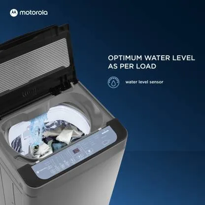 Motorola 80TLHCM5DG 8 kg, Fully-Automatic, Top-Loading Washing Machine